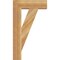Ekena Millwork Traditional Block Rough Sawn Bracket, Western Red Cedar, 4"W x 16"D x 28"H BKT04X16X28TRA05RWR - alternate 2